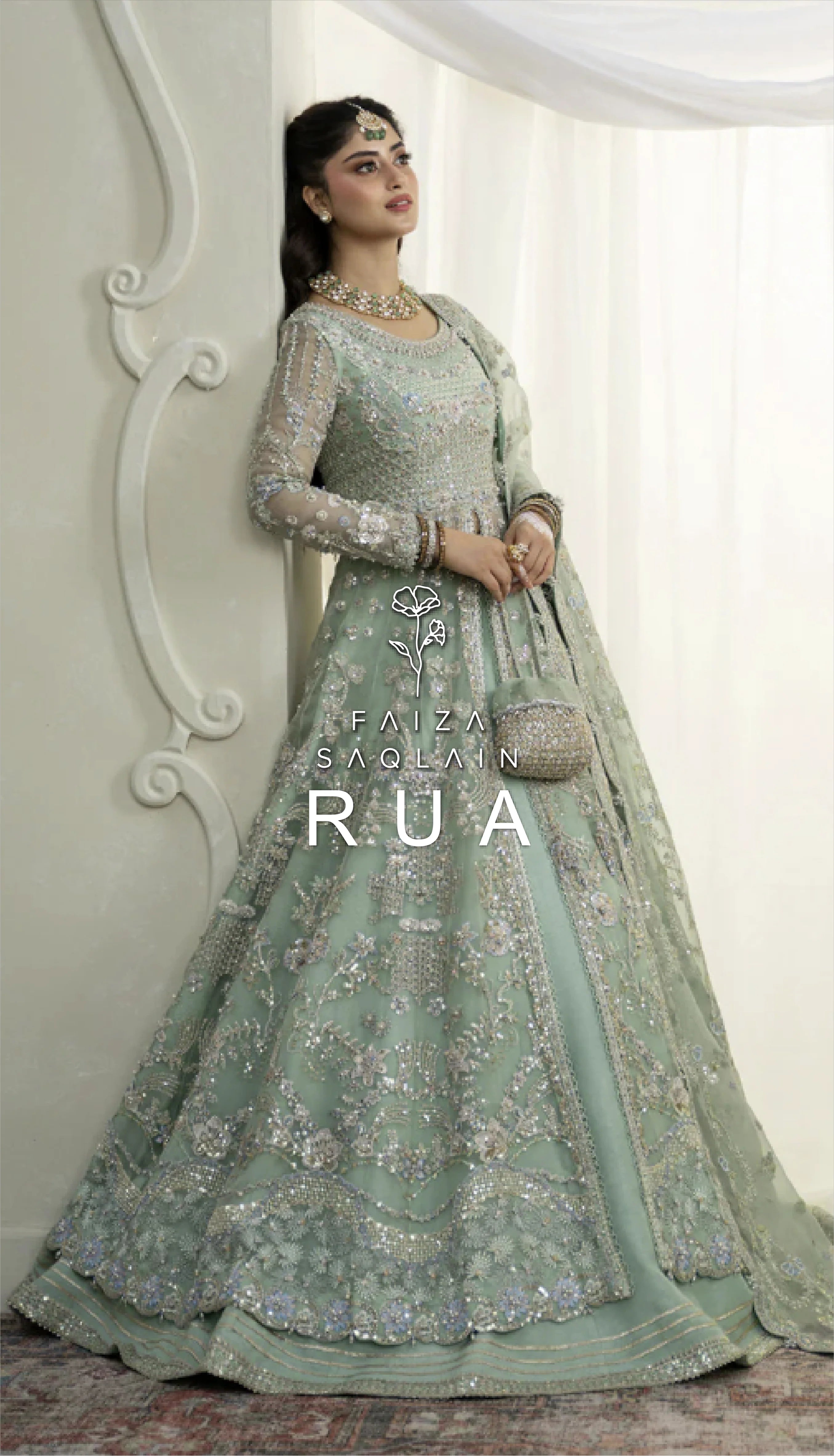 FAIZA SAQLAIN RUA WEDDING FESTIVE