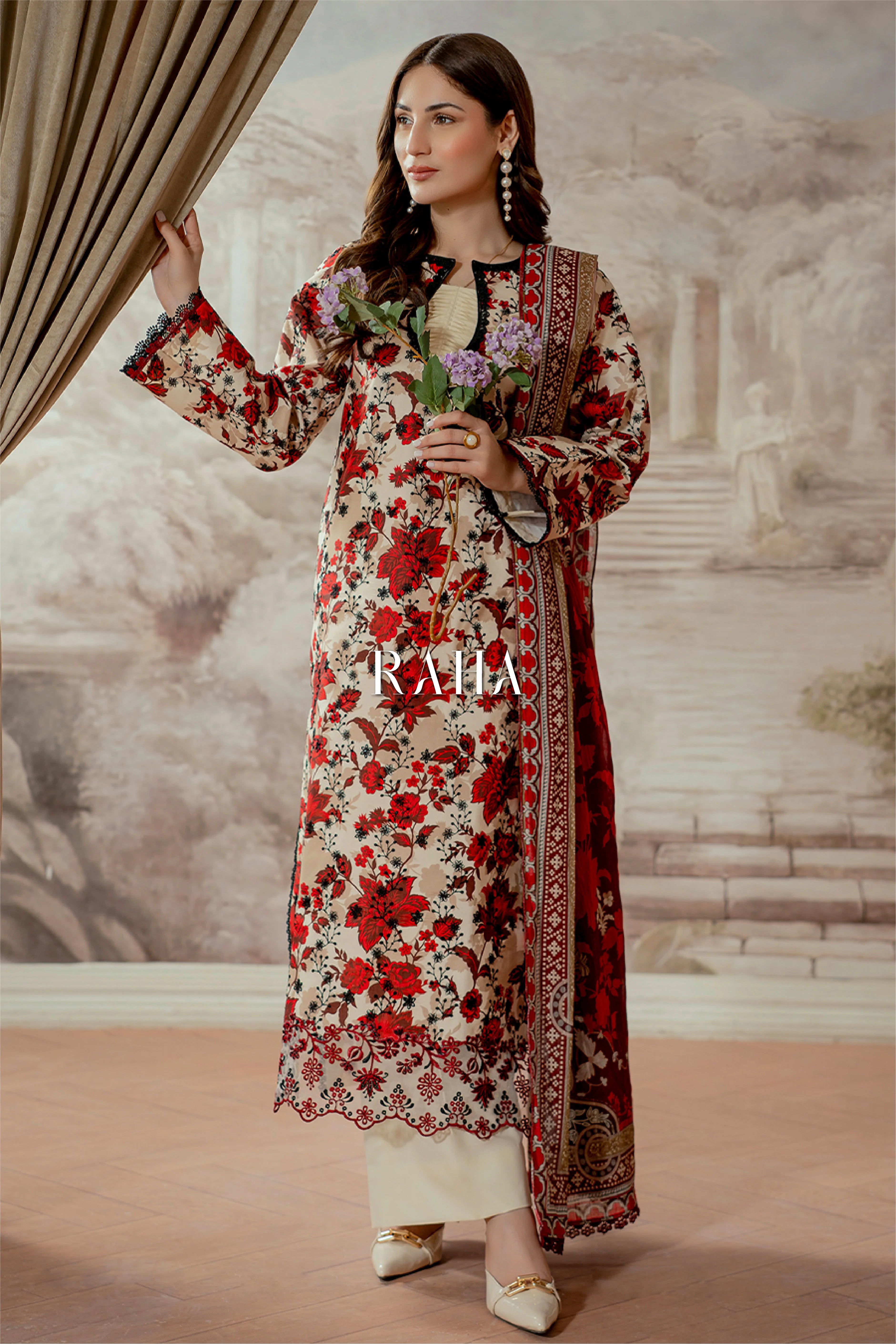 RAHA PREMIUM PRINTKARI EMBROIDERED VOL 2