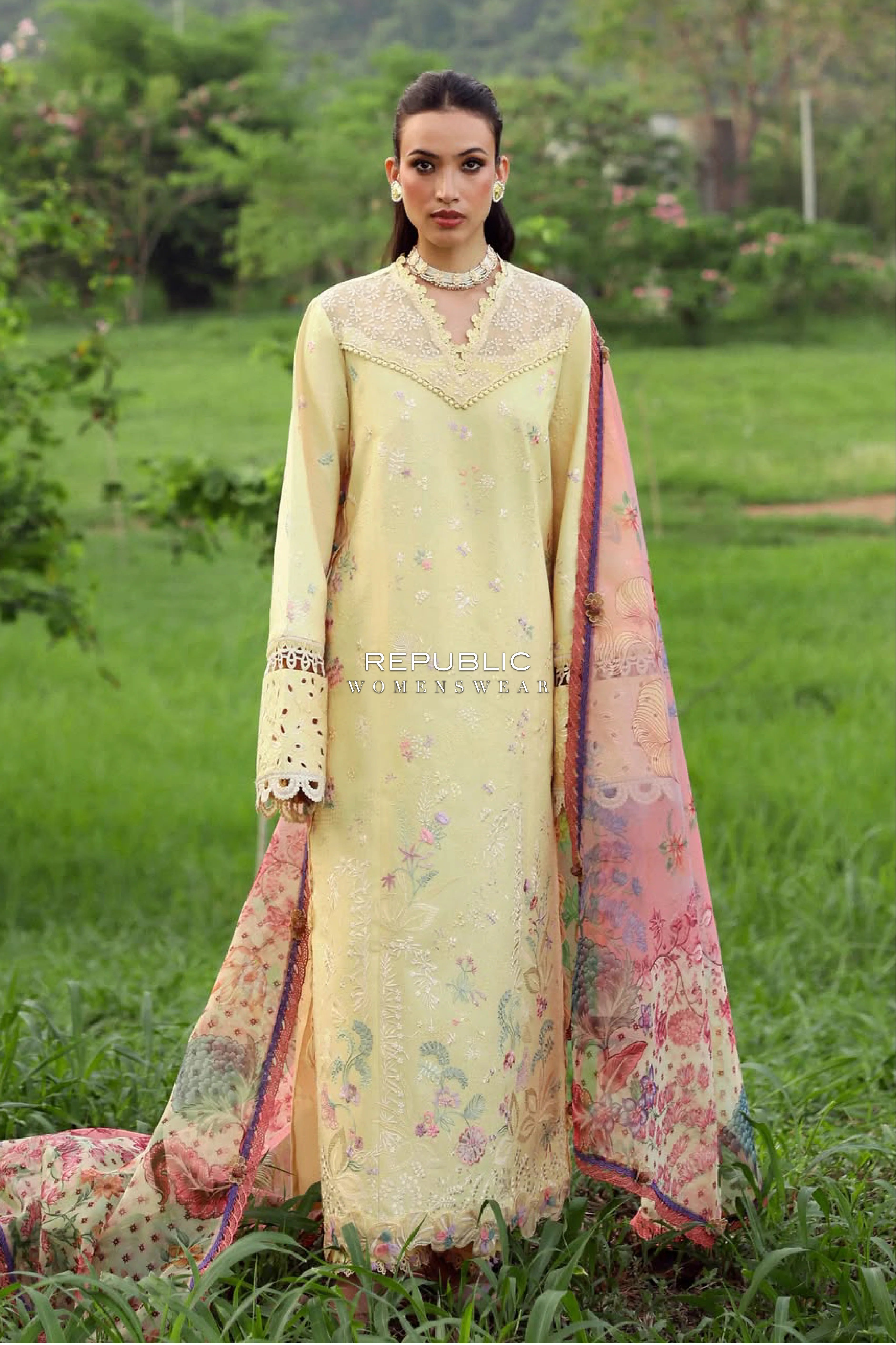 REPUBLIC WOMENSWEAR LILAS SUMMER UNSTITCHED LAWN '26
