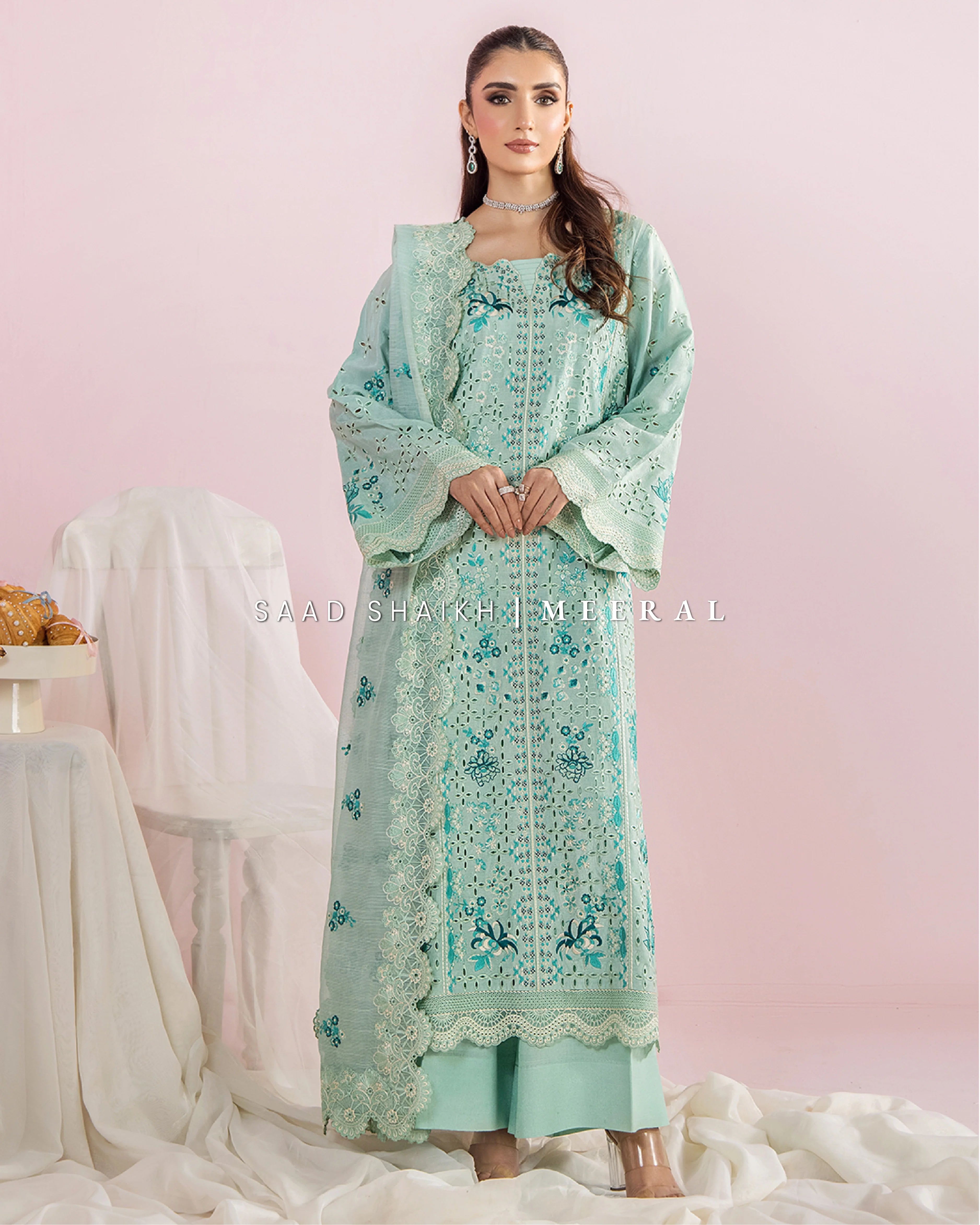 SAAD SHAIKH TROPICAL SILK