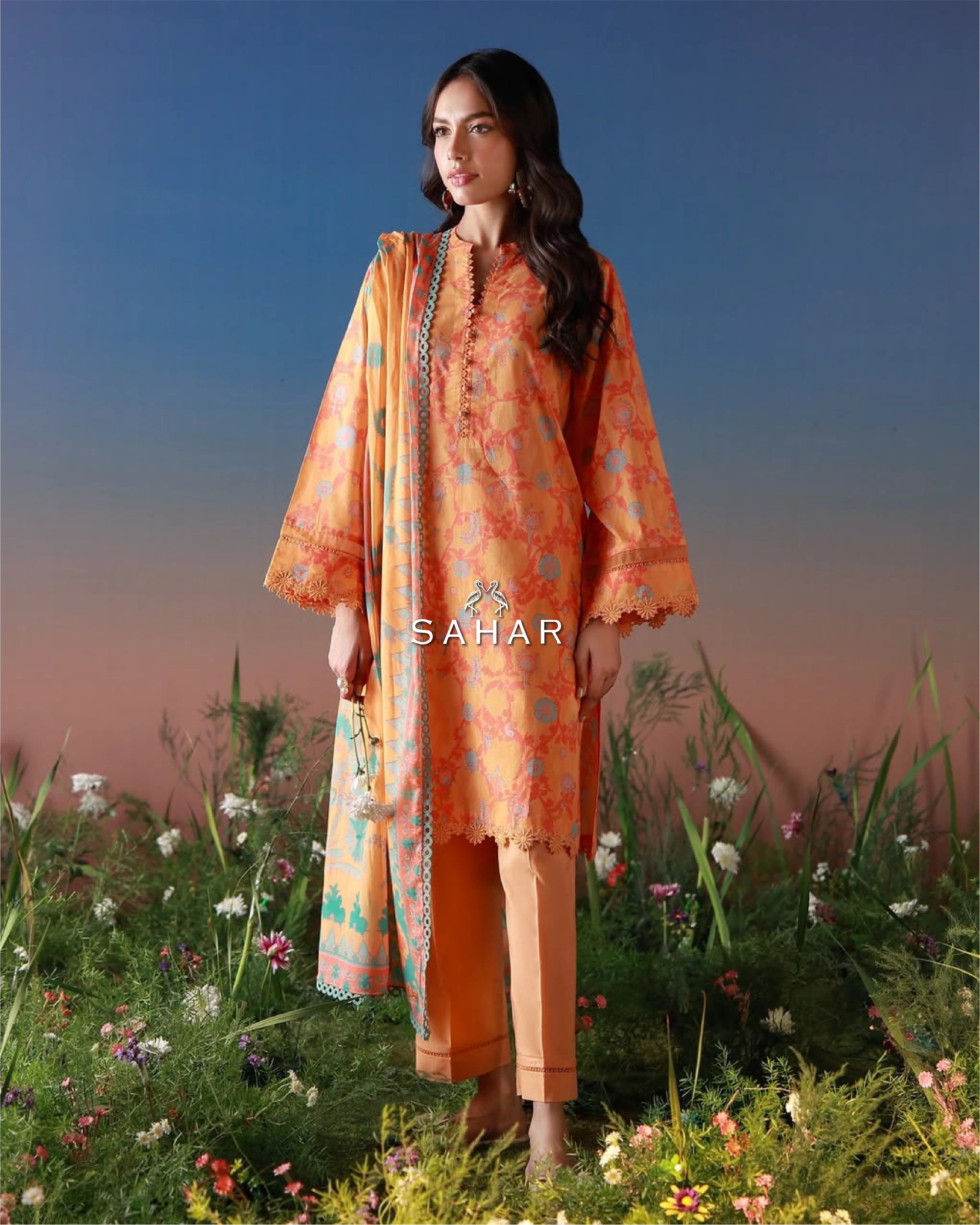 SAHAR MIRHA UNSTITCHED PRINTED LAWN '26