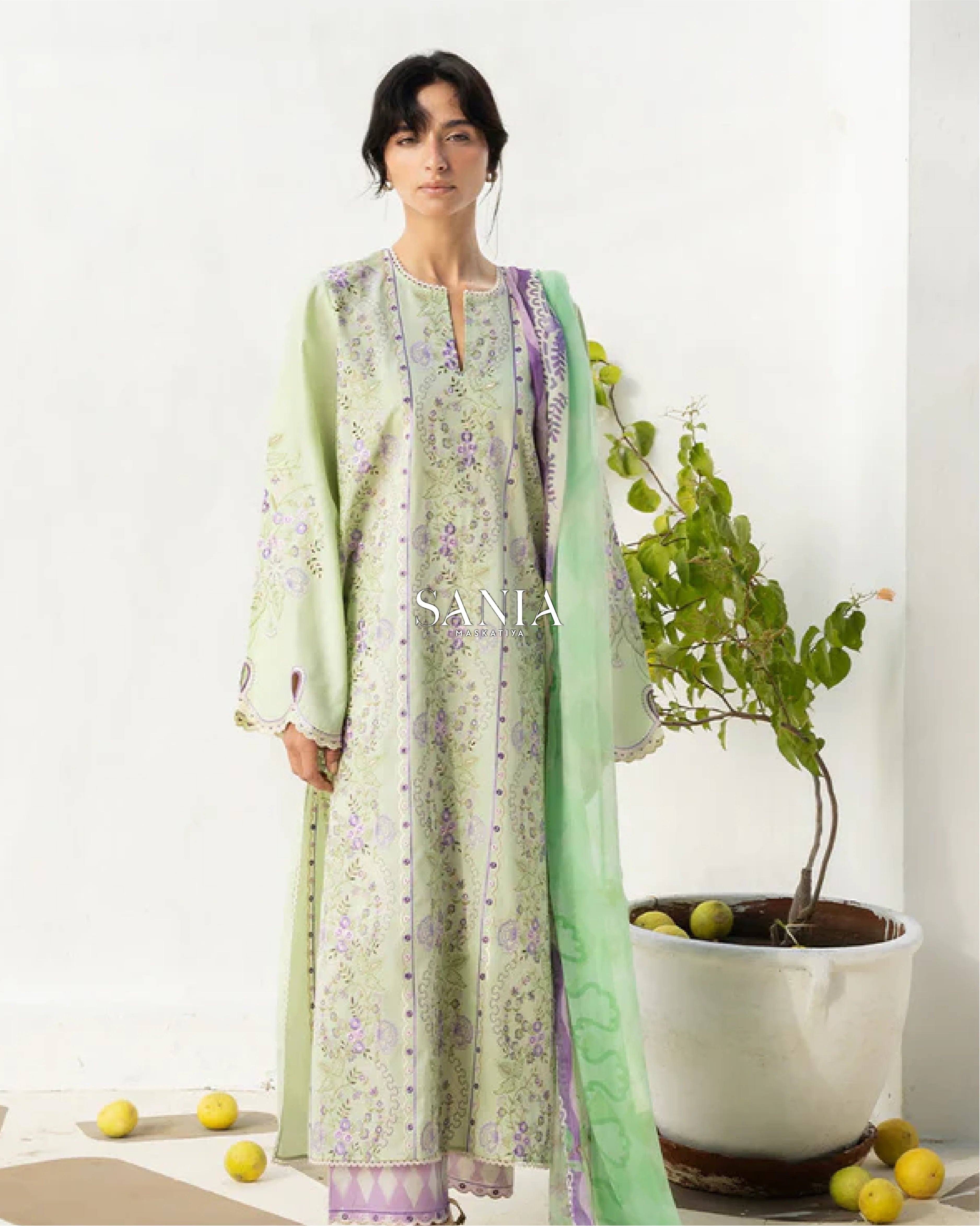 SANIA MASKATIYA UNSTITCHED LAWN '26