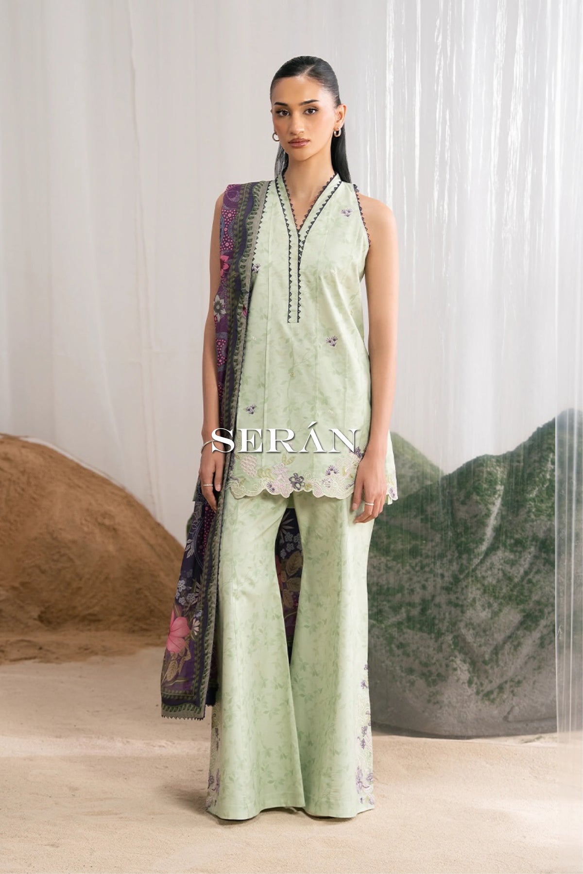 SERAN NYSA CMBRIC UNSTITCHED