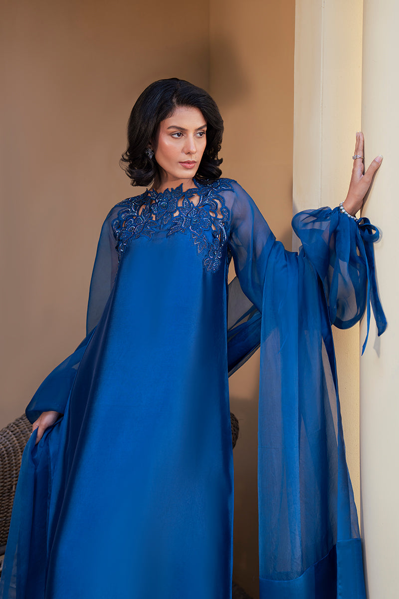 ZUBIA ZAINAB REGALIA BLUE 3PC