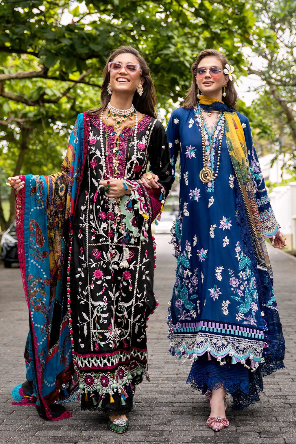 STITCHED BY CC RIBA ANNUS ABRAR NEROLI 3PC