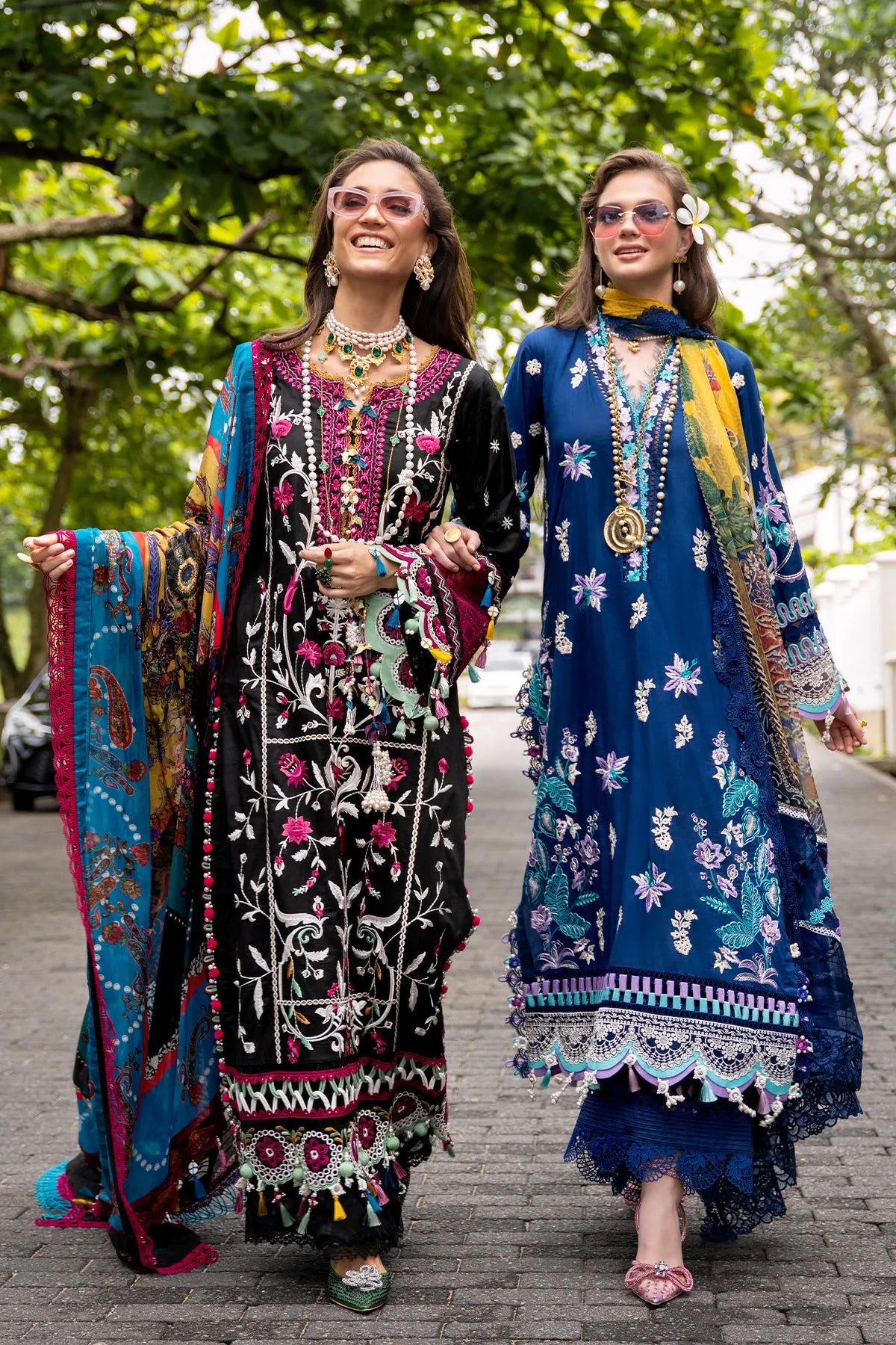 STITCHED BY CC RIBA ANNUS ABRAR NEROLI 3PC