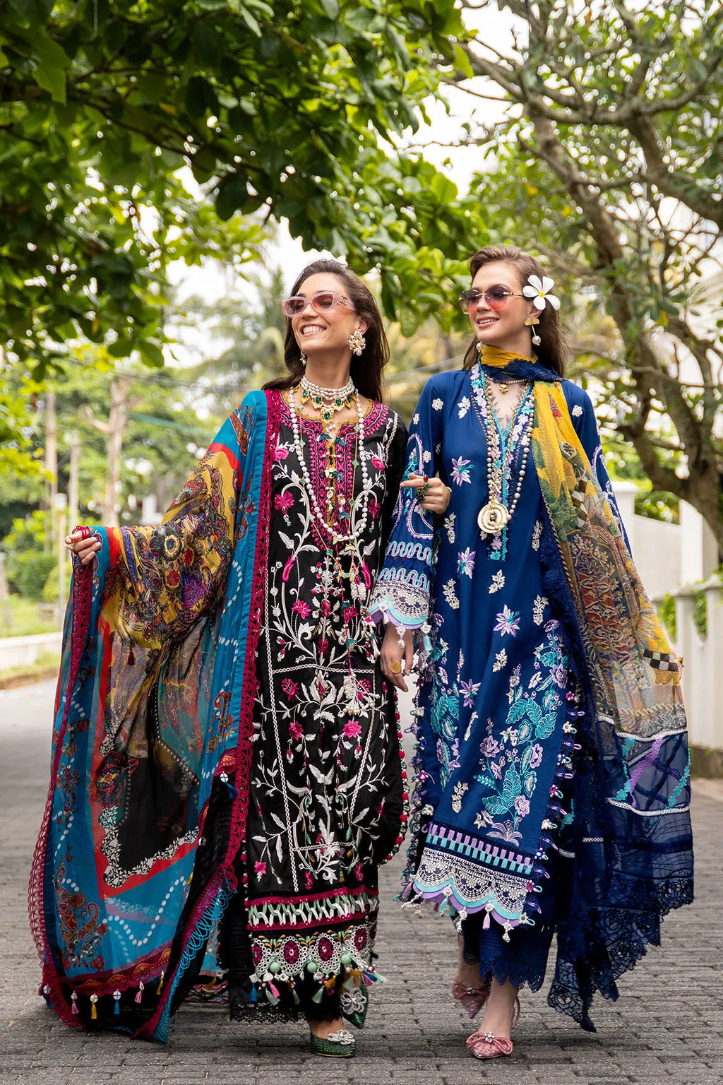 STITCHED BY CC RIBA ANNUS ABRAR NEROLI 3PC