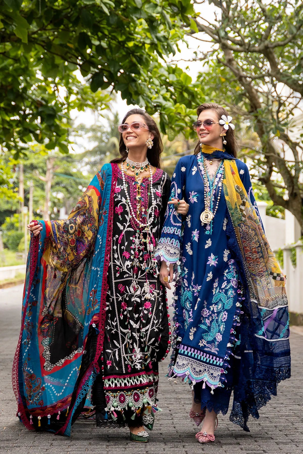 STITCHED BY CC RIBA ANNUS ABRAR NEROLI 3PC
