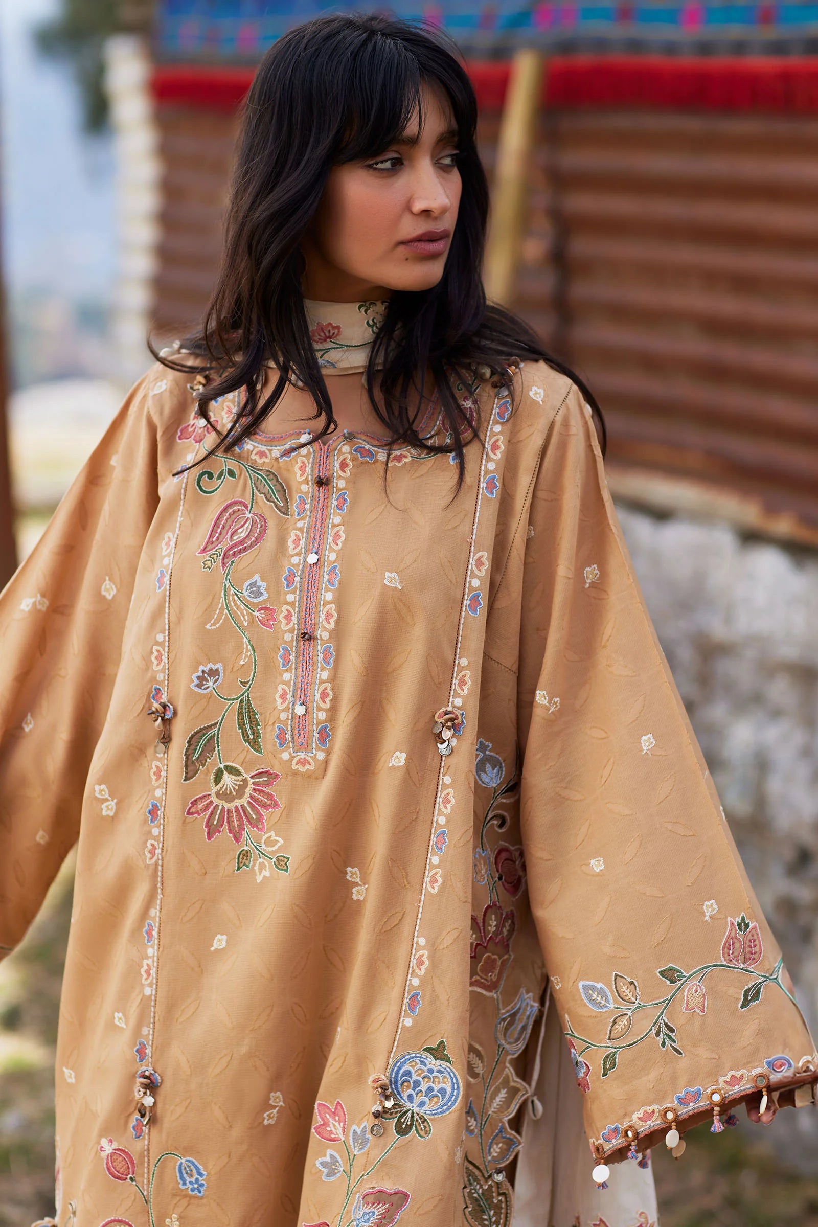 STITCHED BY CC ZAHA MEILI FESTIV LAWN ZL26-07A 3PC