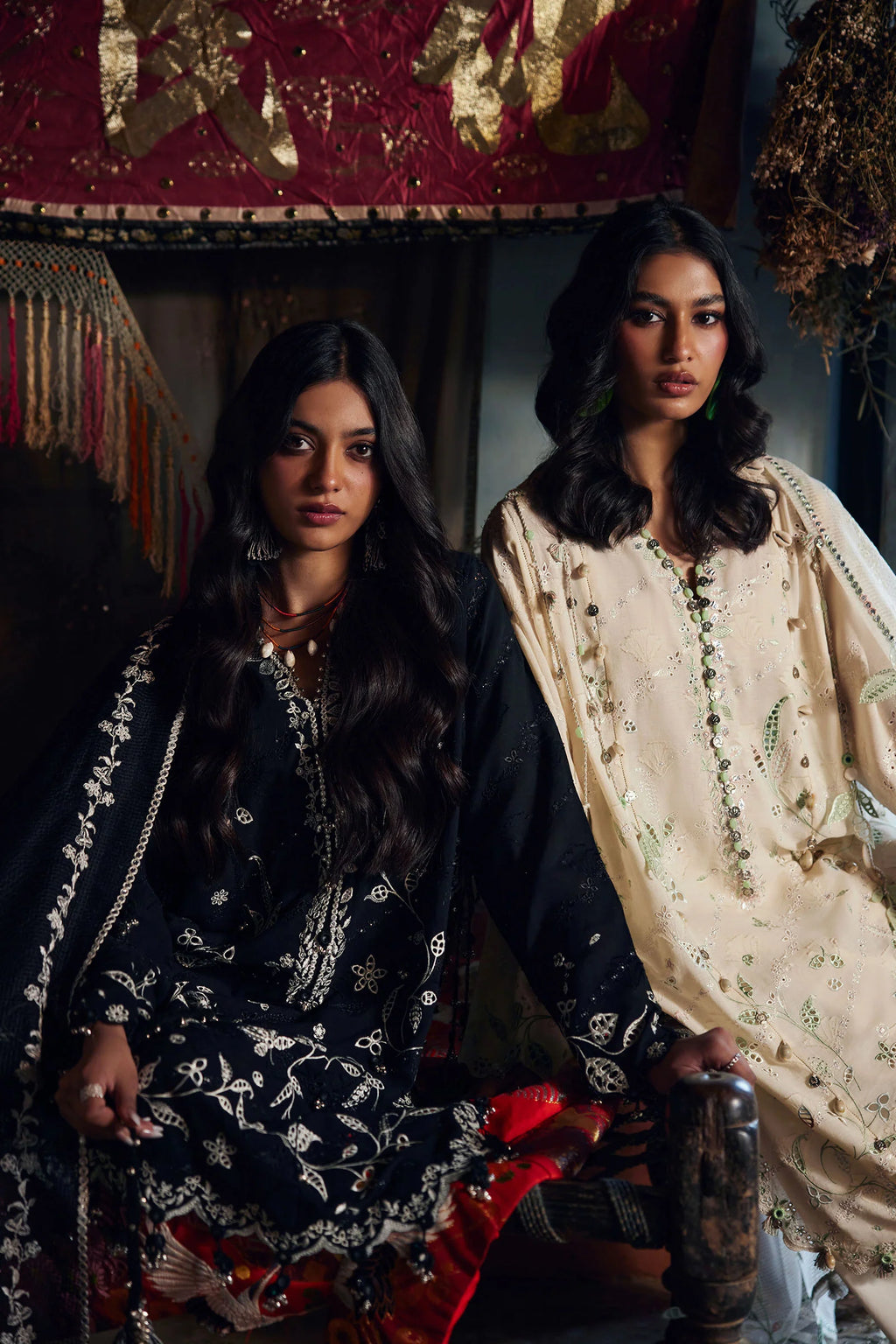 STITCHED BY CC ZAHA MEILI FESTIV LAWN ZL26-05 B 3PC