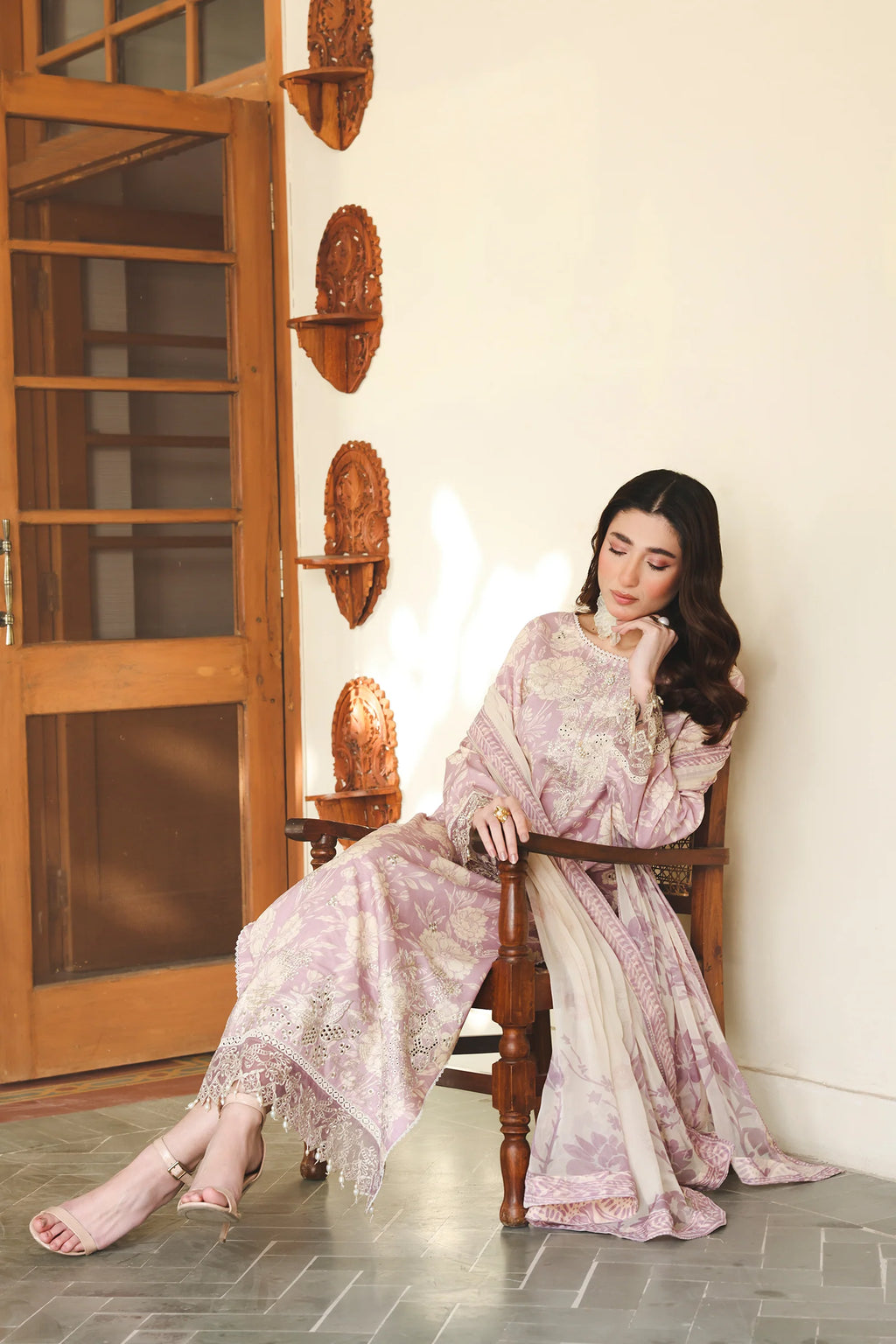 STITCHED BY CC RAAYA ZINNIA COSMOS 3PC