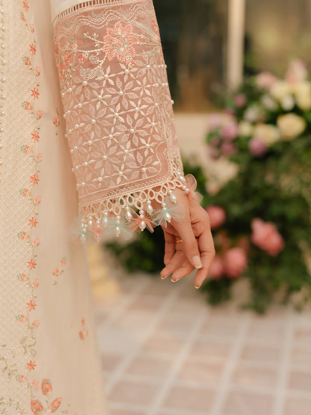 STITCHED BY CC D-107B BIN ILYAS FREESIA 3PC