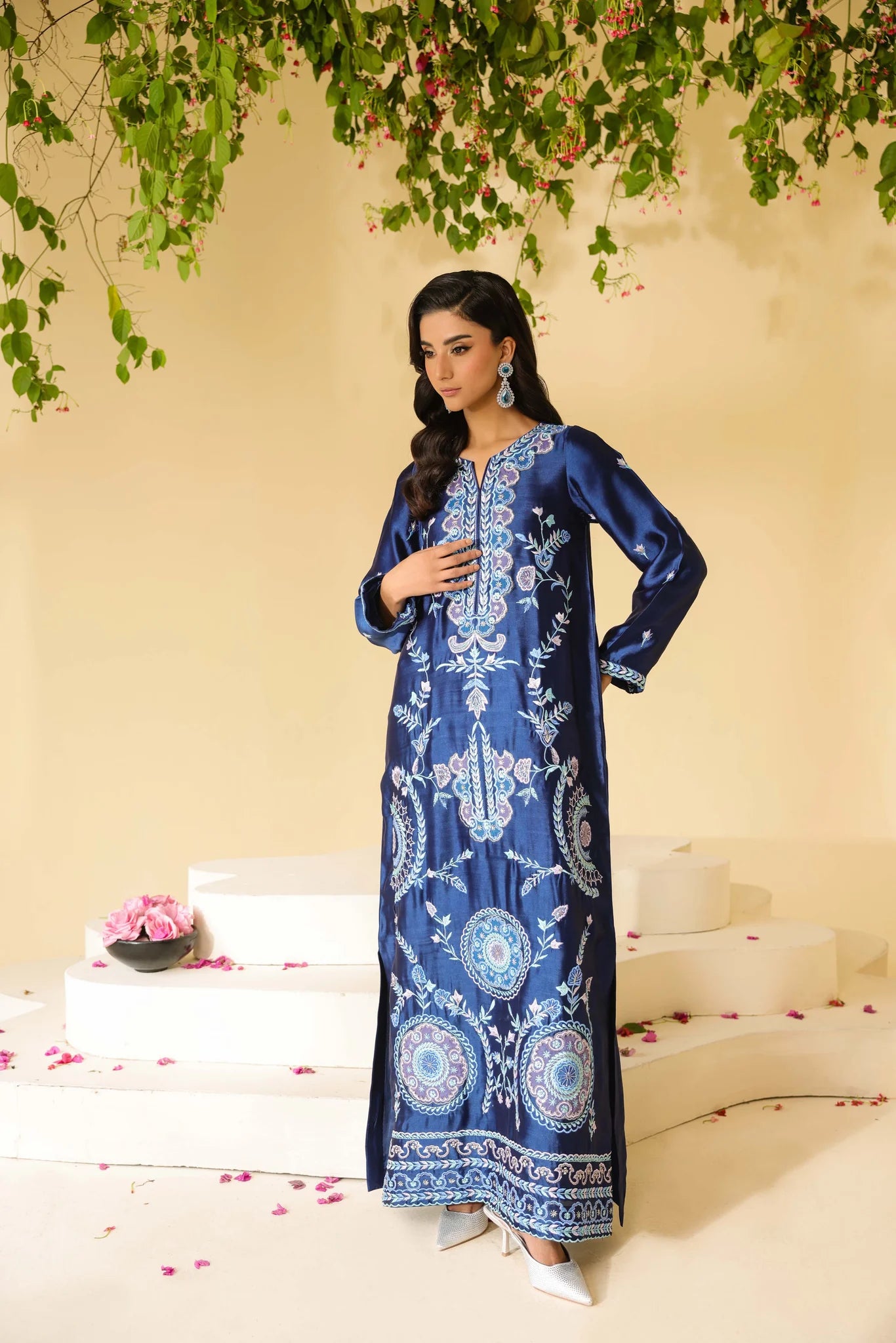 SAMMY K MIDNIGHT WITH SLEEVE BLUE 2PC