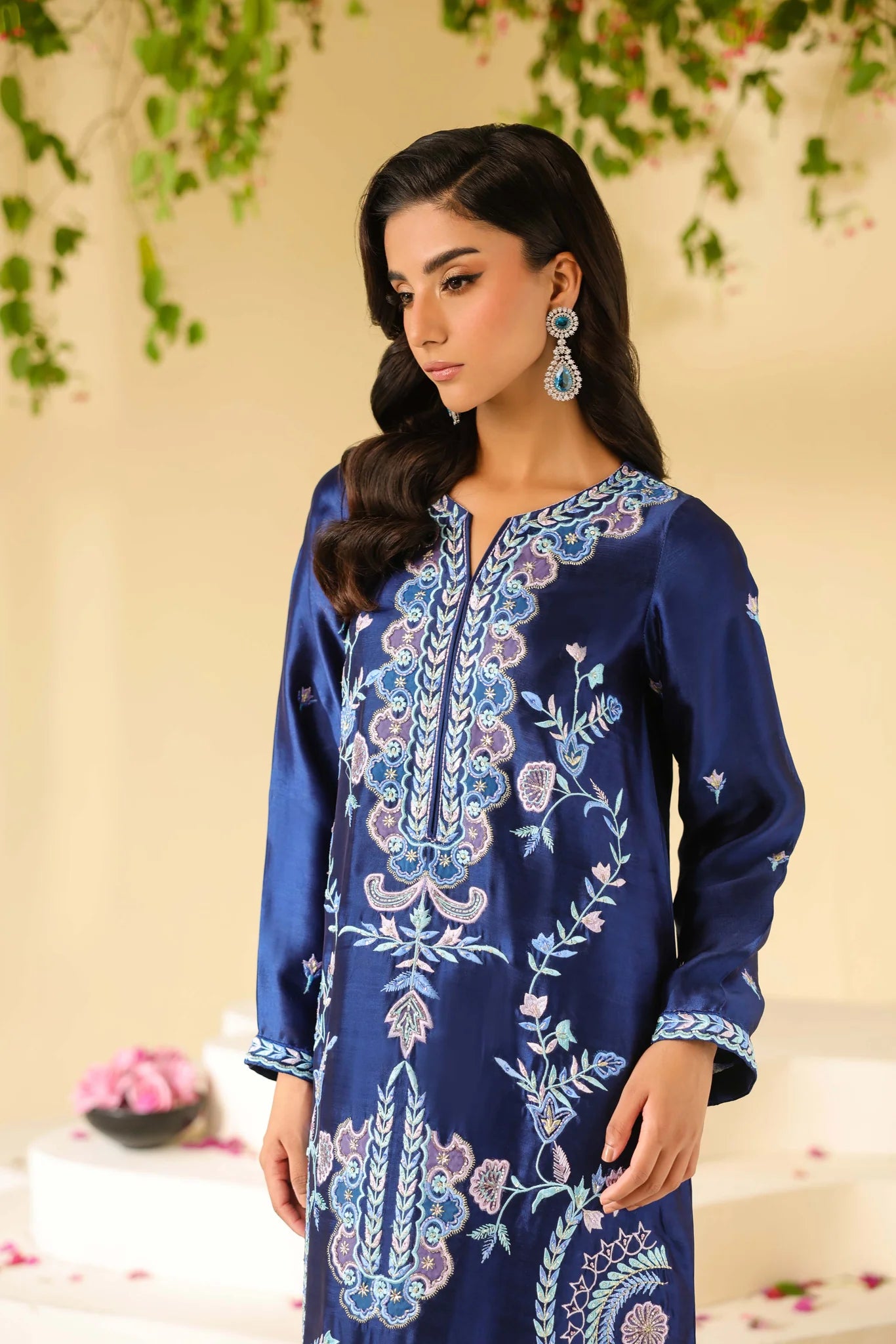 SAMMY K MIDNIGHT WITH SLEEVE BLUE 2PC