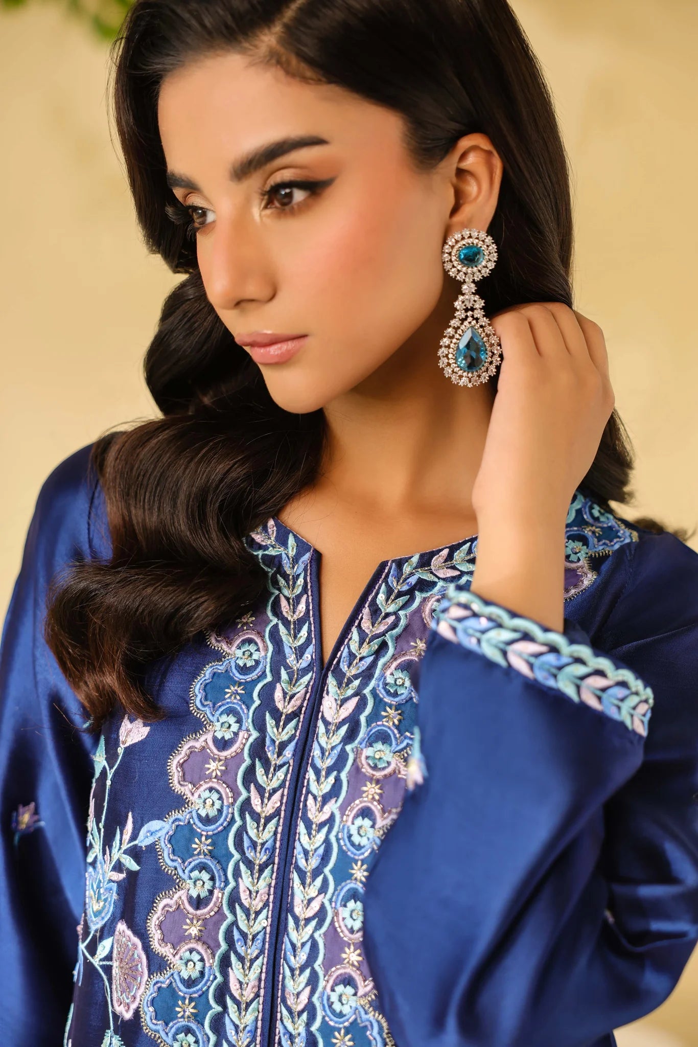 SAMMY K MIDNIGHT WITH SLEEVE BLUE 2PC
