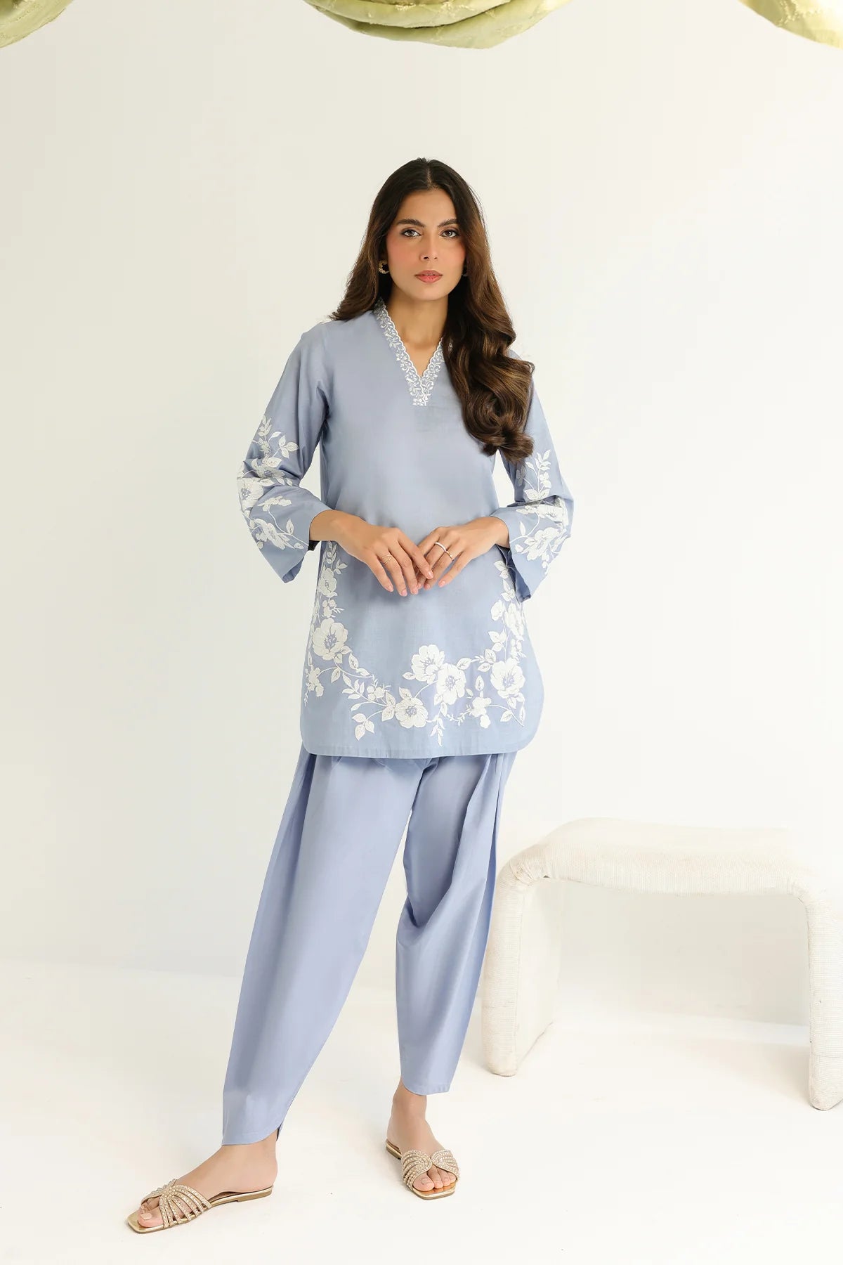 SAHAR LAPIS FLORA 2PC