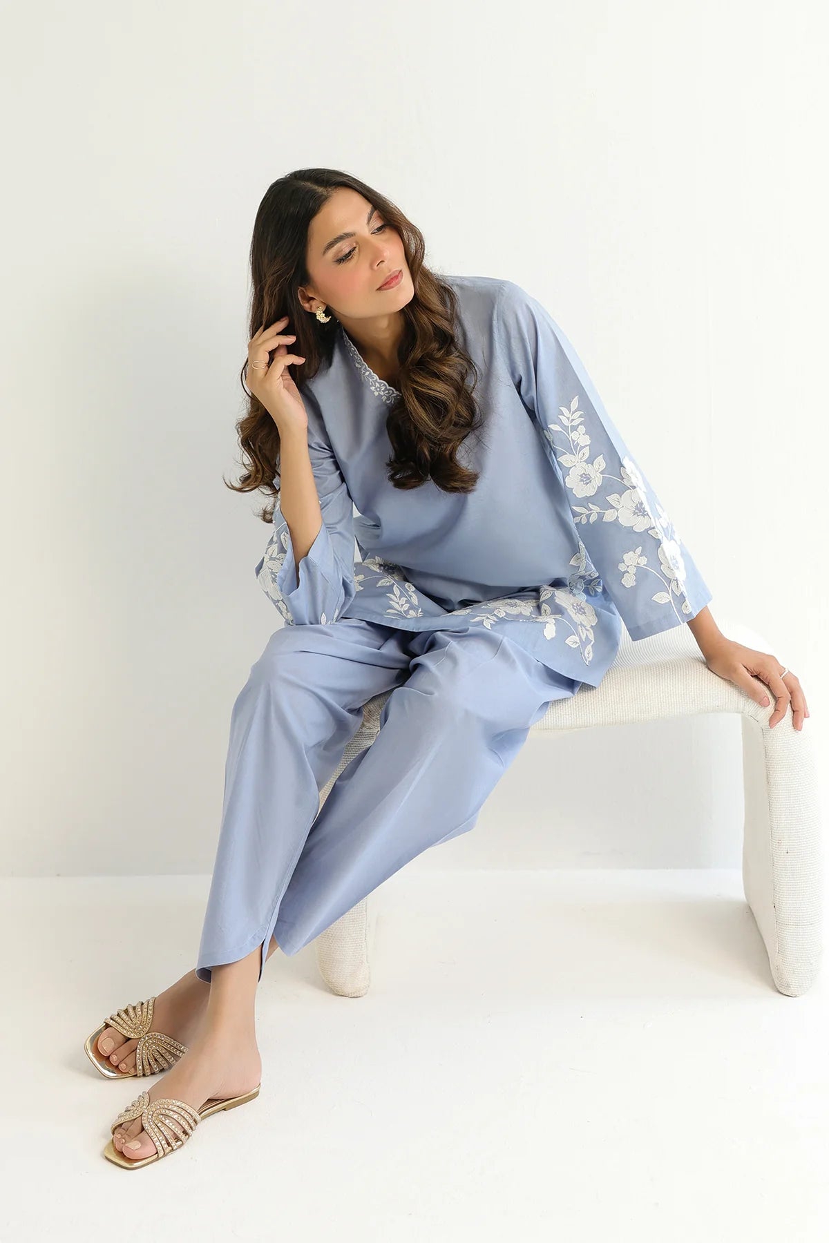 SAHAR LAPIS FLORA 2PC