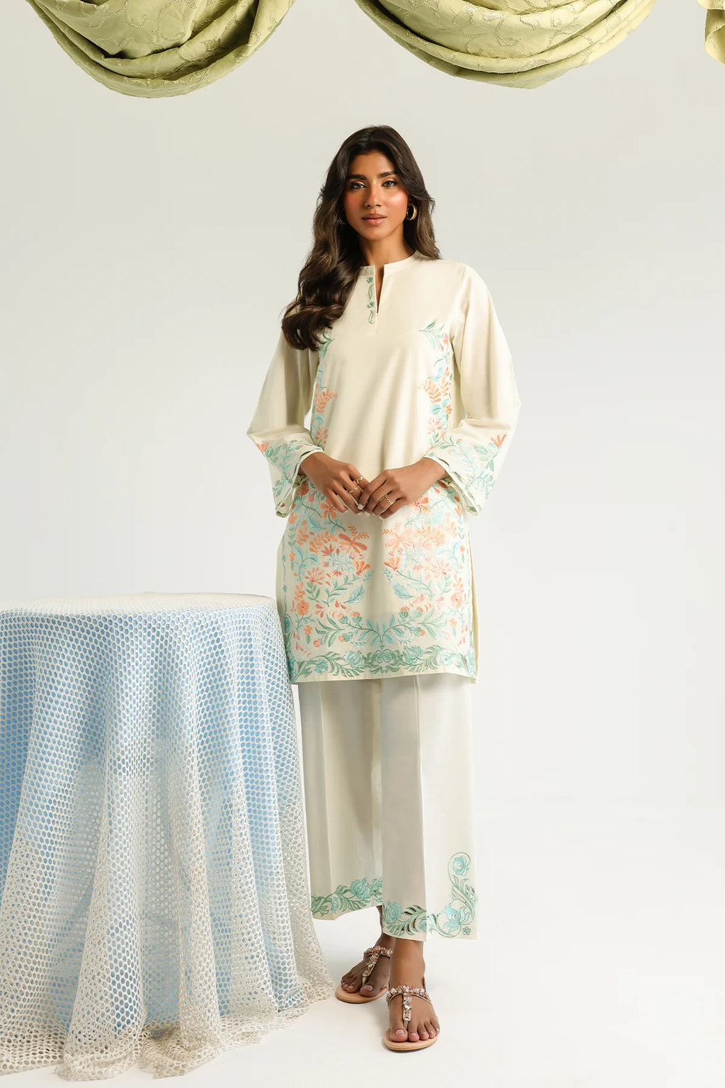 SAHAR OPALINE FLORA 2PC