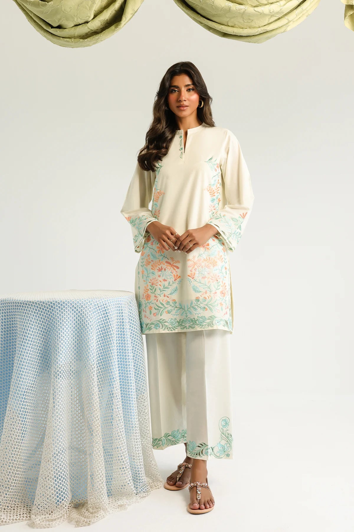 SAHAR OPALINE FLORA 2PC