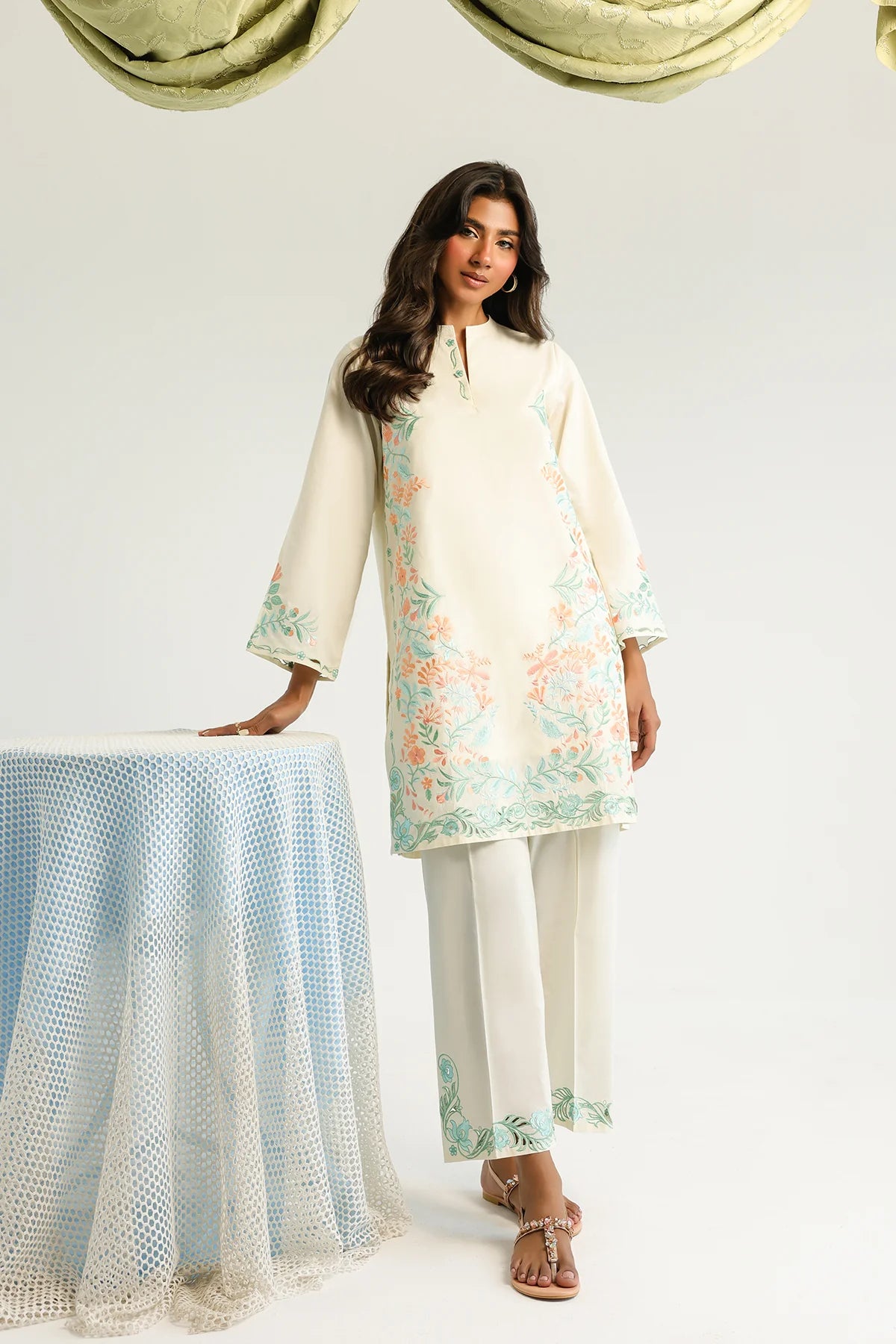 SAHAR OPALINE FLORA 2PC