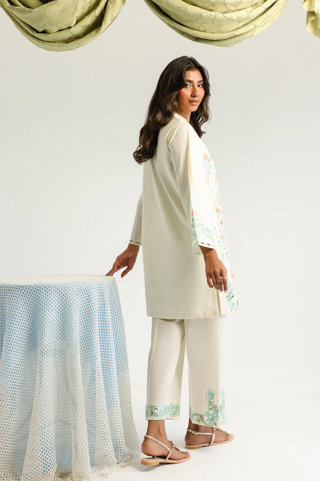 SAHAR OPALINE FLORA 2PC