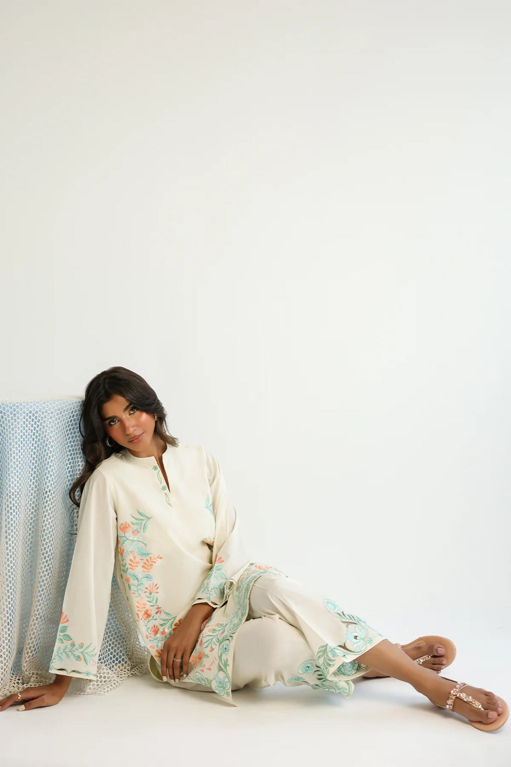 SAHAR OPALINE FLORA 2PC