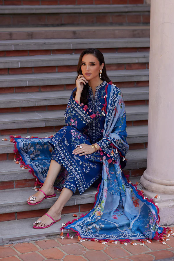STITCHED BY CC NUR BY NIDA AZWER DUSK MAJESTY 3PC
