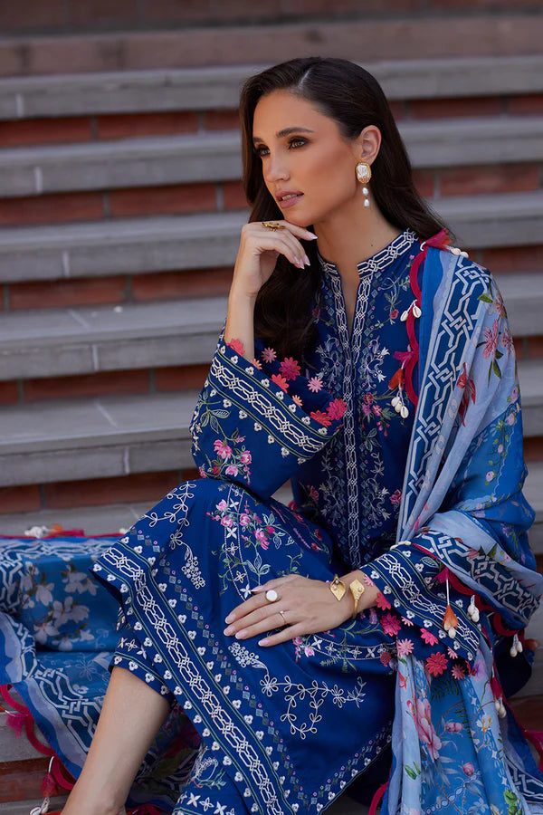 STITCHED BY CC NUR BY NIDA AZWER DUSK MAJESTY 3PC