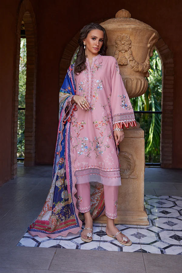 STITCHED BY CC NIDA AZWER PASTEL SPRING 3PC
