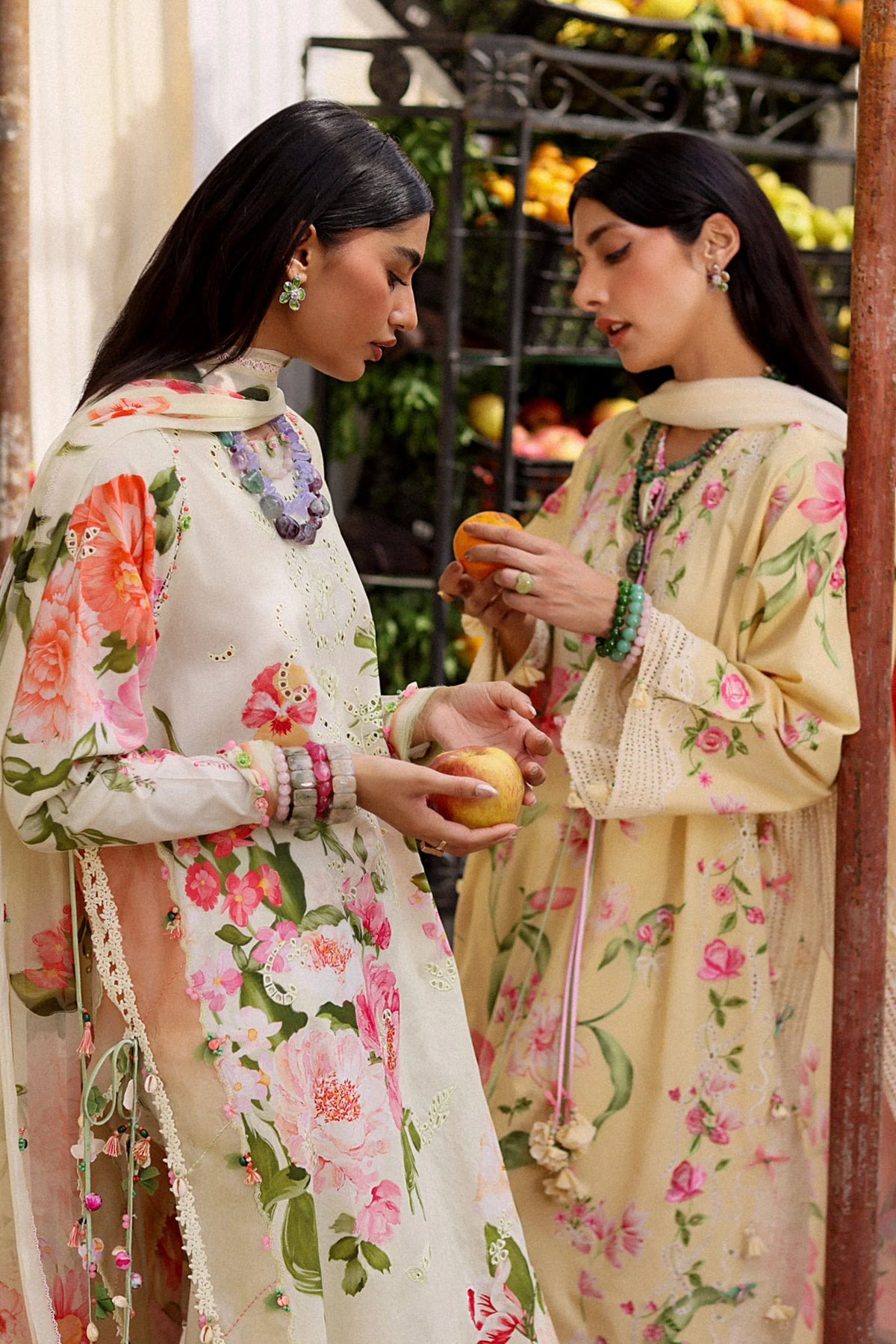 STITCHED BY CC ZAHA WILDFLOWER FESTIVE LAWN ZF26-06 3PC