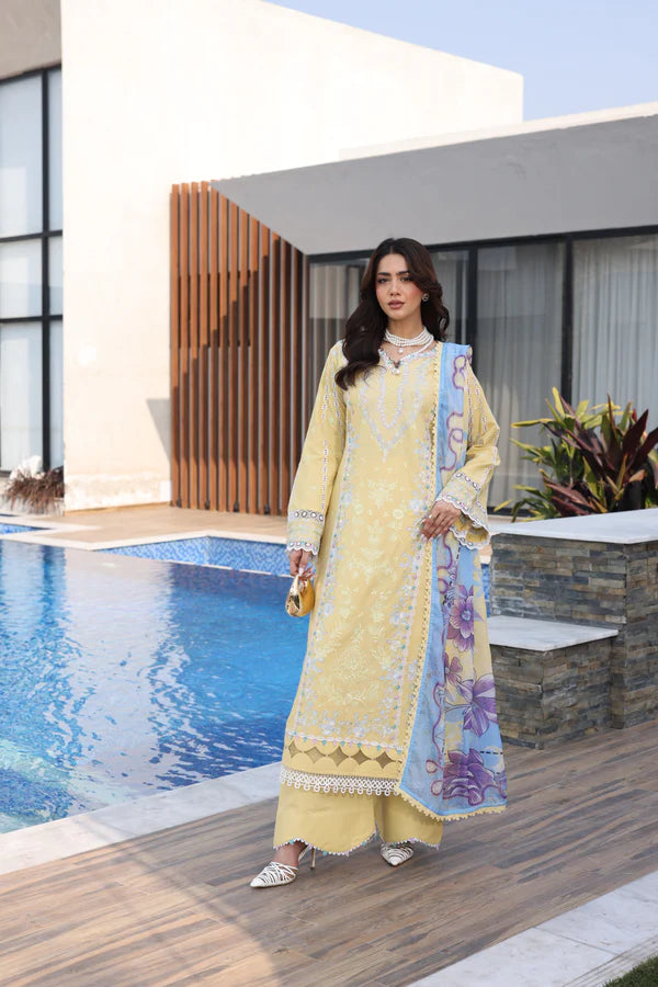 AYLIN LUXURY LAWN VANILLA DAISY