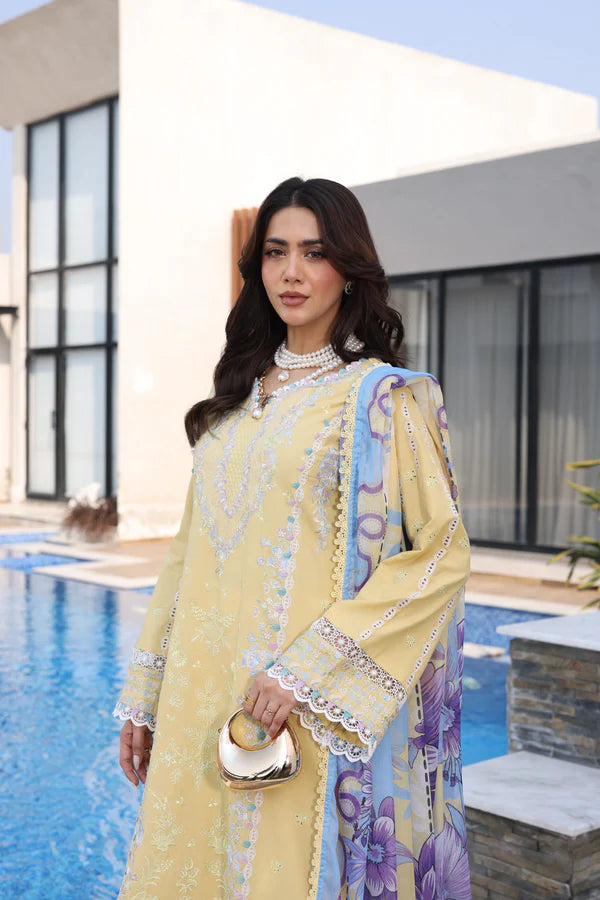 AYLIN LUXURY LAWN VANILLA DAISY