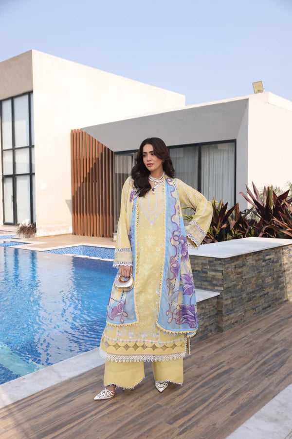 AYLIN LUXURY LAWN VANILLA DAISY