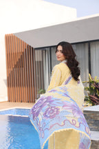 AYLIN LUXURY LAWN VANILLA DAISY