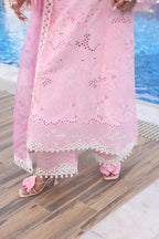STITCHED BY CC AYLIN LUXURY LAWN PINK LILLY 3PC