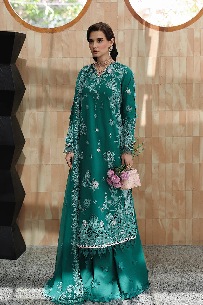 STITCHED BY CC QALAMKAR CHIKANKARI EID EDIT CM-07 3PC