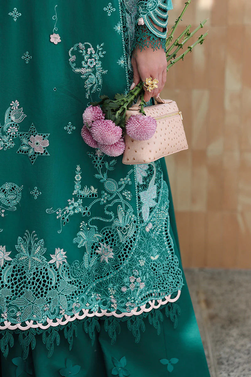 STITCHED BY CC QALAMKAR CHIKANKARI EID EDIT CM-07 3PC