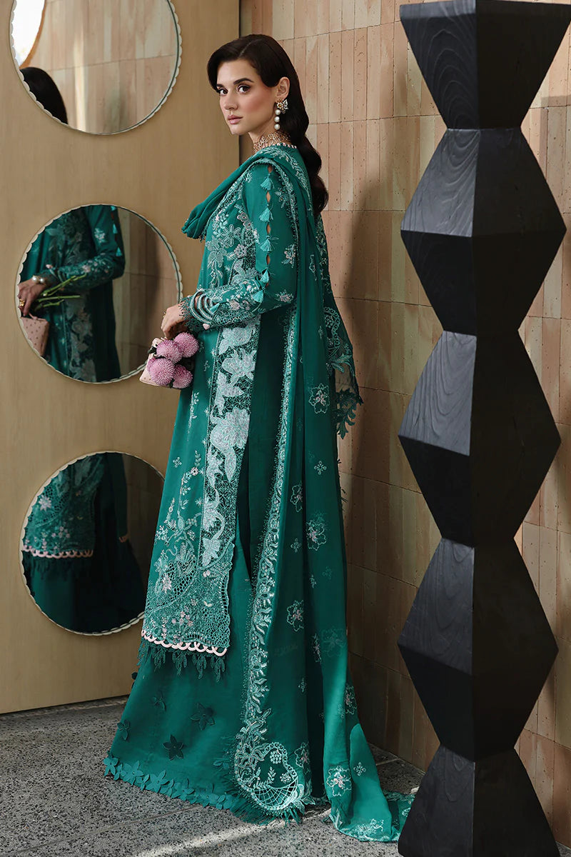 STITCHED BY CC QALAMKAR CHIKANKARI EID EDIT CM-07 3PC