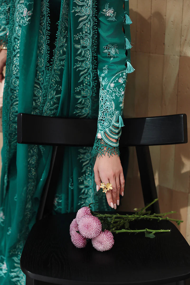 STITCHED BY CC QALAMKAR CHIKANKARI EID EDIT CM-07 3PC