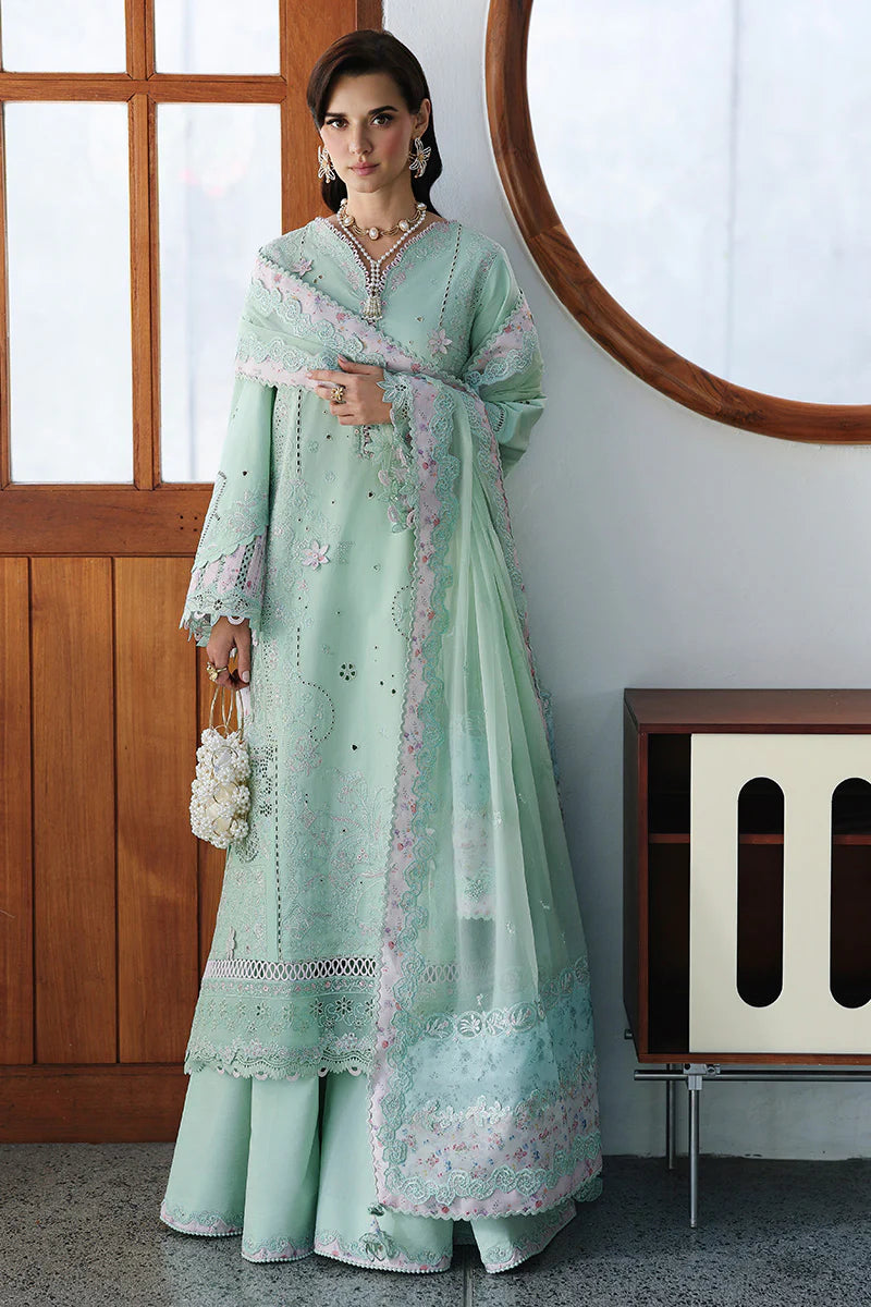 STITCHED BY CC QALAMKAR CHIKANKARI EID EDIT CM-08 3PC