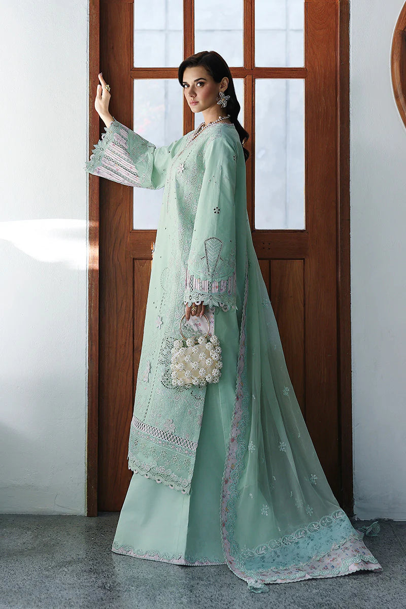 STITCHED BY CC QALAMKAR CHIKANKARI EID EDIT CM-08 3PC