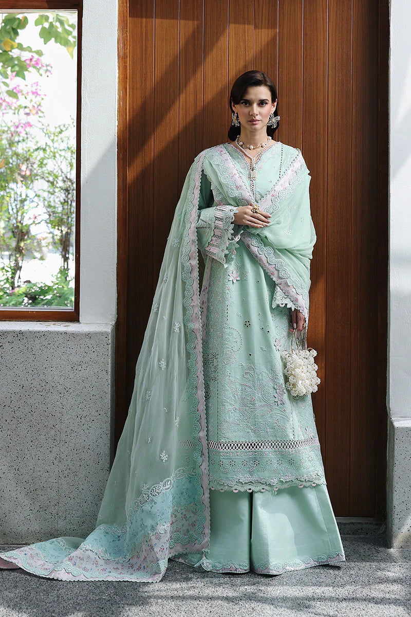 STITCHED BY CC QALAMKAR CHIKANKARI EID EDIT CM-08 3PC