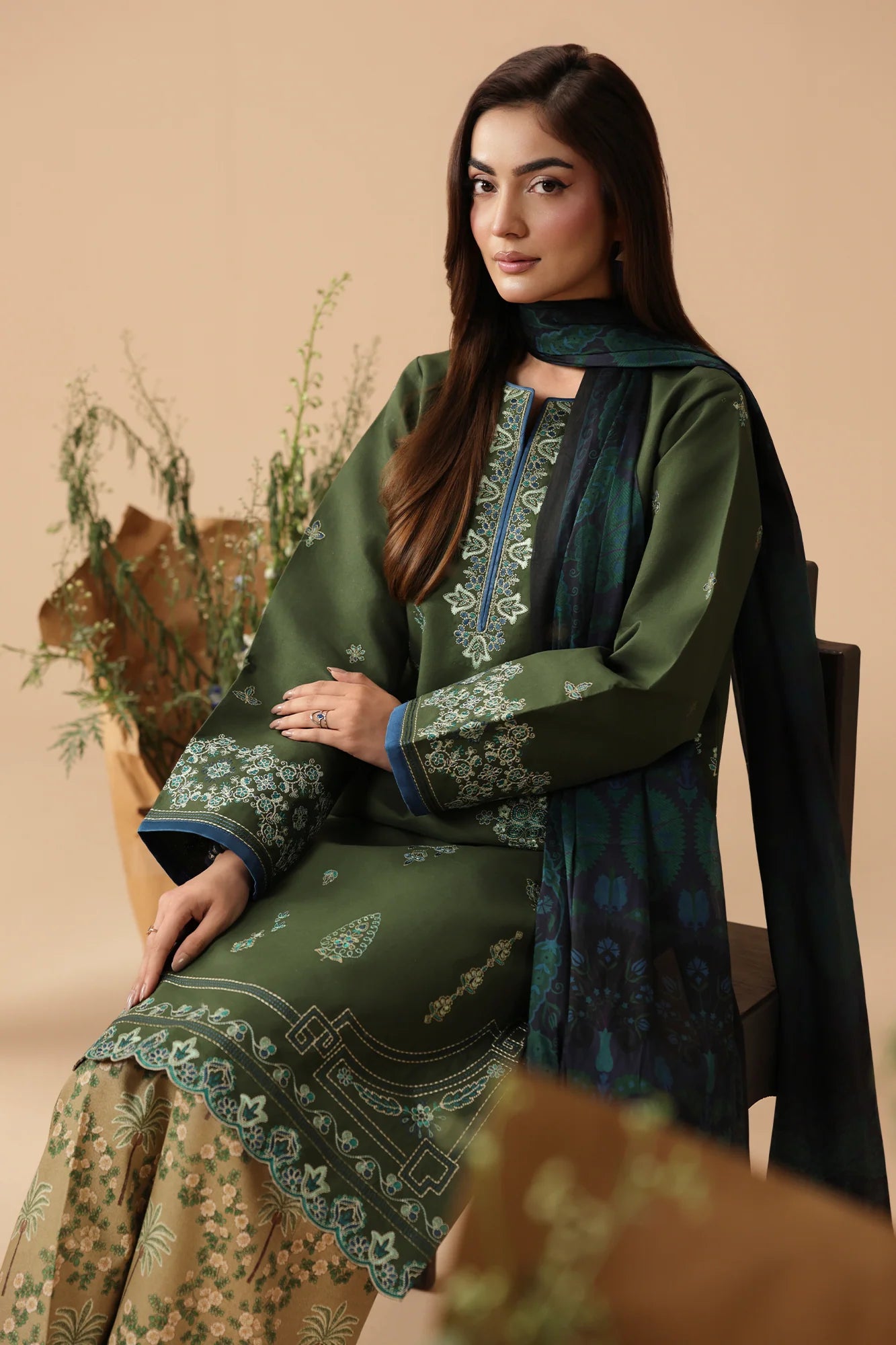 JAHAAN EMB LAWN SIGNATURE EDIT D-07