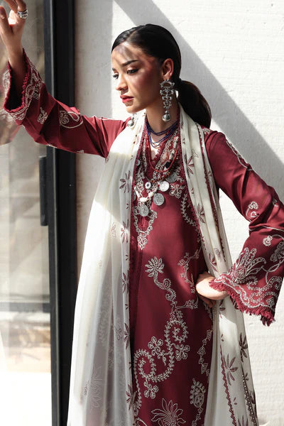 STITCHED BY CC QALAMKAR QLINE LAWN DROP QKL-08 3PC
