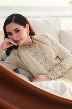 STITCHED BY CC QALAMKAR SAHIL SA-03 3PC ( SLEEVE LESS )