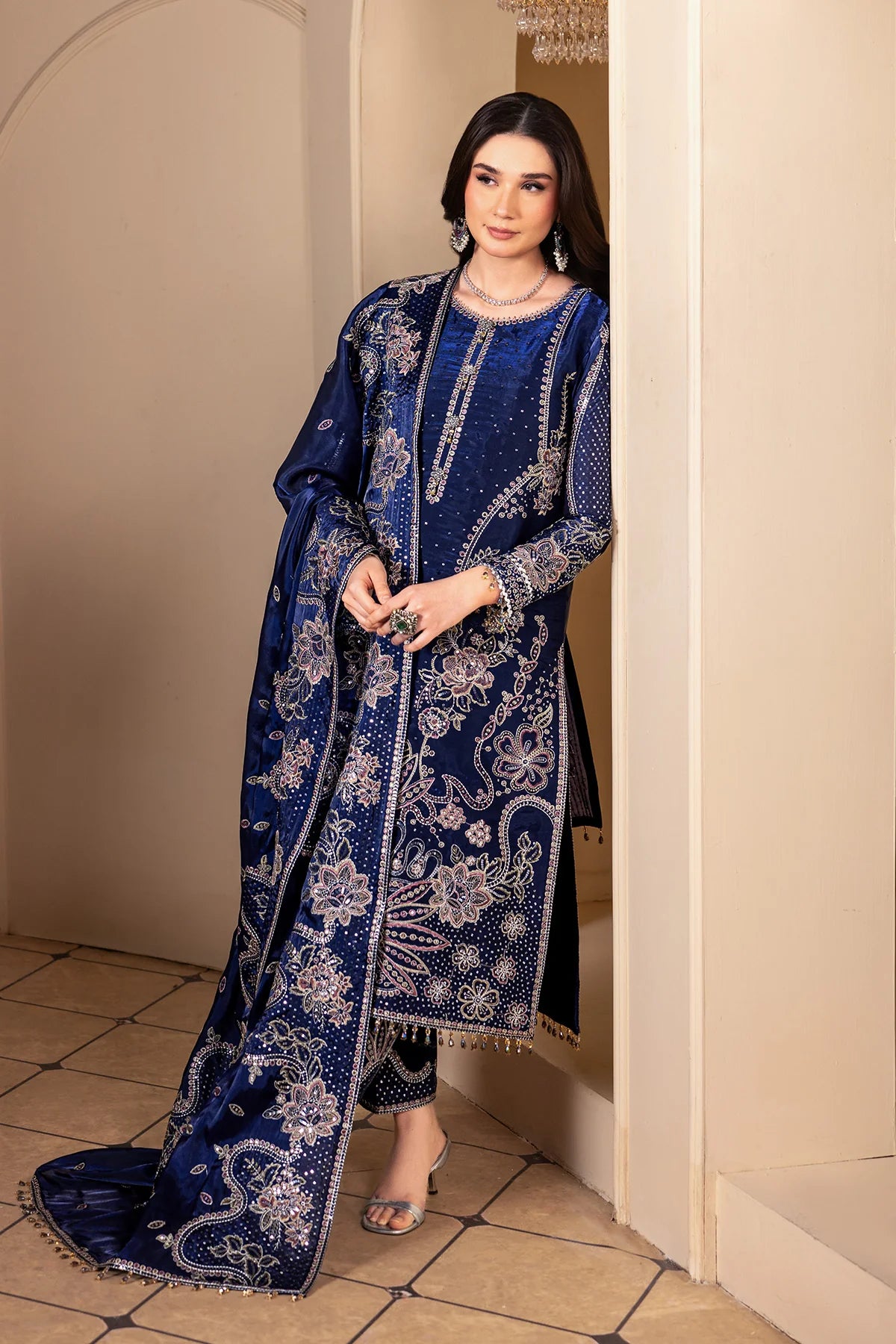 STITCHED BY CC ALIZEH AAINA REFLECTION OF ELEGANCE BANO 3PC