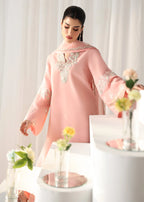 WANIYA BY MEHR AZAM BLUSH 3PC