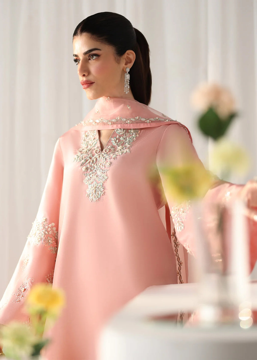 WANIYA BY MEHR AZAM BLUSH 3PC