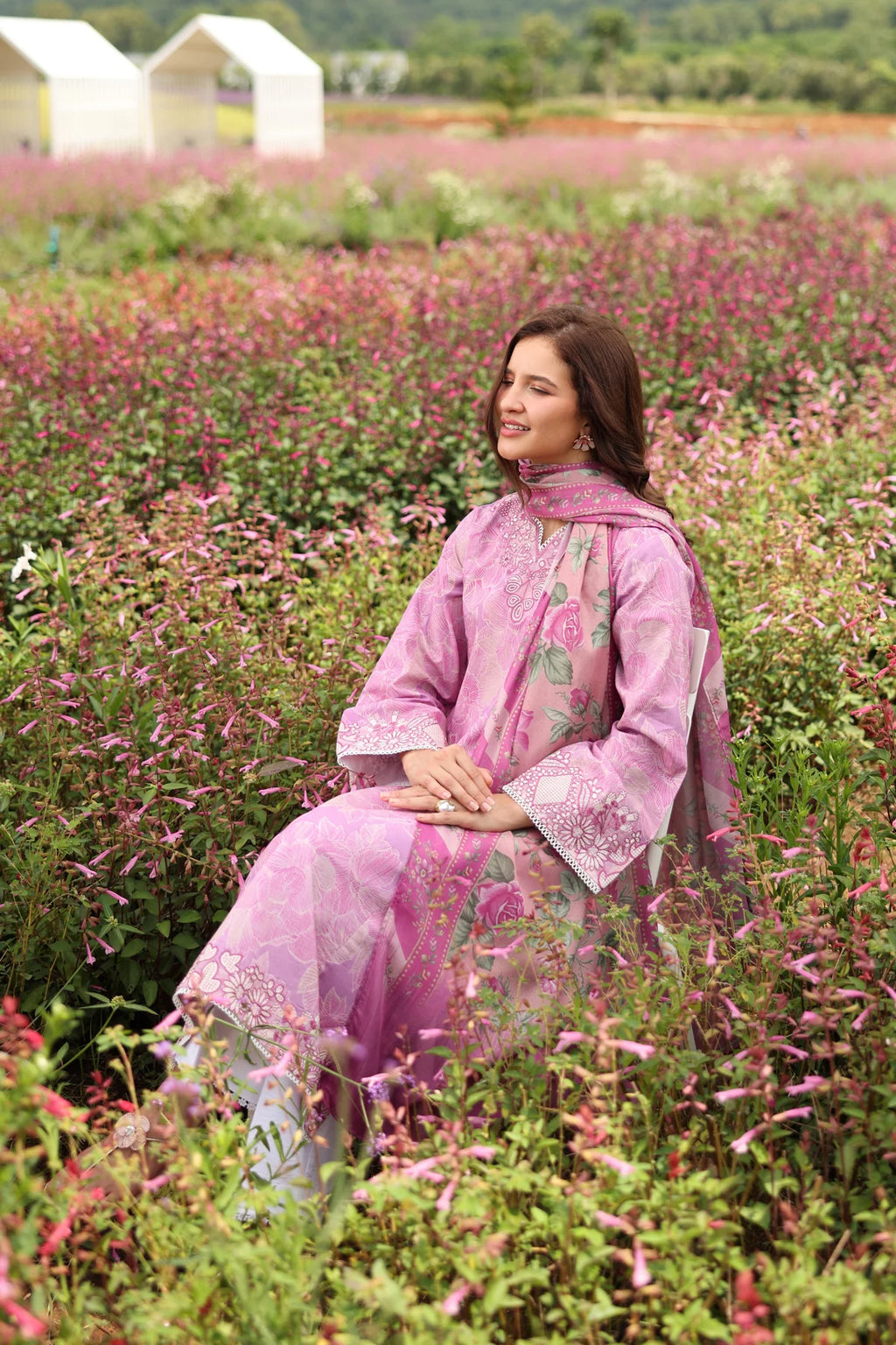 XENIA UNSTITCHED LAWN ROSY AFFAIR