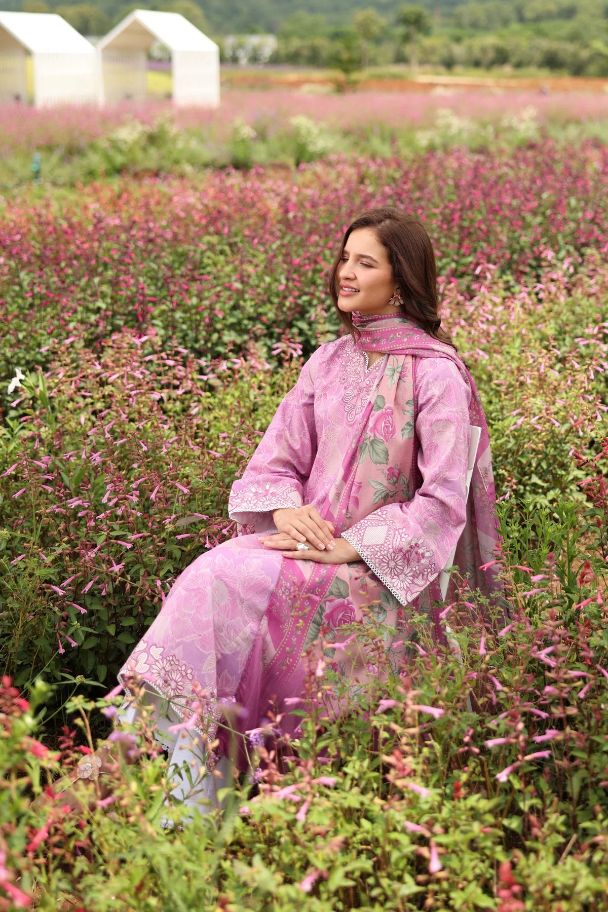 XENIA UNSTITCHED LAWN ROSY AFFAIR